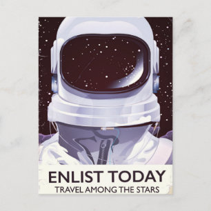 Enlist Today! Postcard