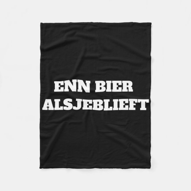 Enn Bier  Fleece Blanket (Front)