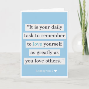 Enneagram 2- The Helper Card