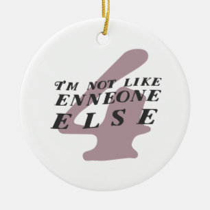 Enneagram 4 Funny Christmas Ornament
