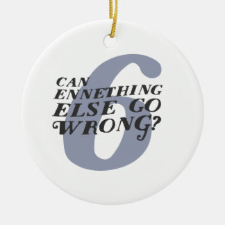 Enneagram 6 Funny Christmas Ornament