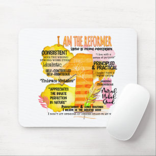 Enneagram Type 1 - I Am The Reformer Mouse Mat