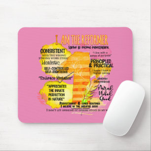 Enneagram Type 1 - I Am The Reformer Mouse Mat