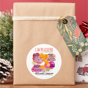 Enneagram Type 3 - I Am The Achiever Classic Round Sticker