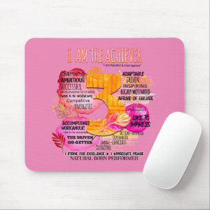 Enneagram Type 3 - I Am The Achiever Mouse Mat