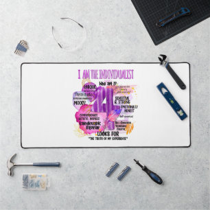 Enneagram Type 4 - I Am The Individualist Desk Mat