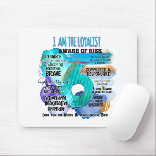 Enneagram Type 6 - I Am The Loyalist Mouse Mat
