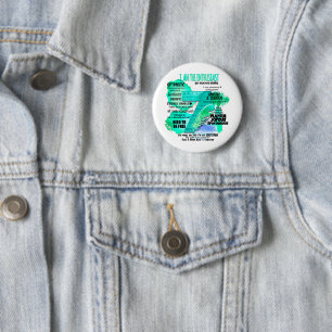 Enneagram Type 7 - I Am The Enthusiast 6 Cm Round Badge