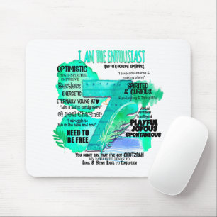 Enneagram Type 7 - I Am The Enthusiast Mouse Mat