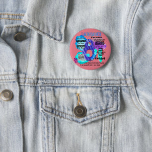 Enneagram Type 8 - I Am The Challenger 6 Cm Round Badge