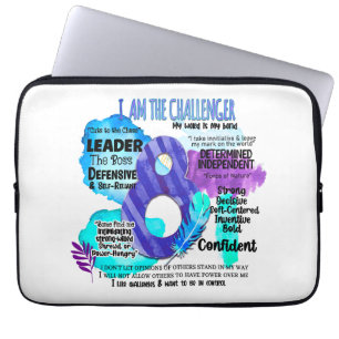 Enneagram Type 8 - I Am The Challenger Laptop Sleeve