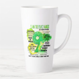 Enneagram Type 9 - I Am The Peace Maker Latte Mug