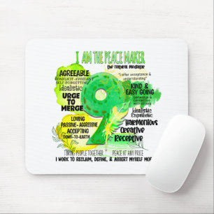 Enneagram Type 9 - I Am The Peace Maker Mouse Mat