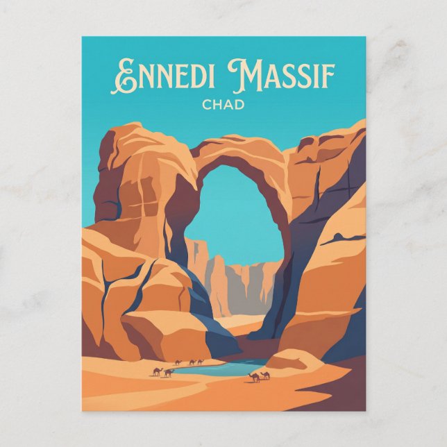 Ennedi Massif Chad Postcard (Front)
