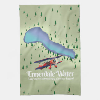 Ennerdale Water , lake district Travel poster Tea Towel