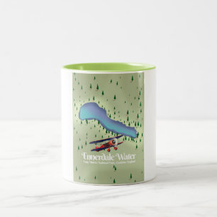 Ennerdale Water , lake district Travel poster Two-Tone Coffee Mug