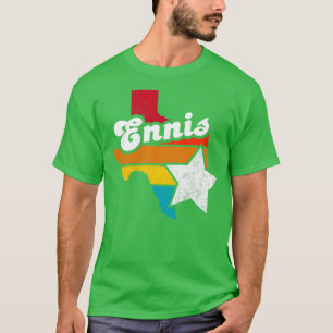 Ennis Texas Vintage Distressed Souvenir 2 T-Shirt