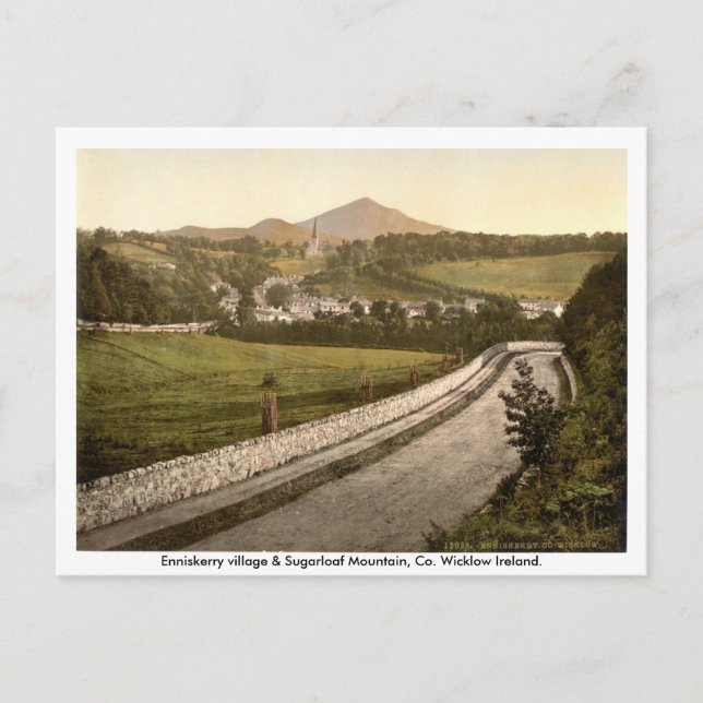 Enniskerry Village, Sugarloaf Mountain Wicklow Postcard (Front)