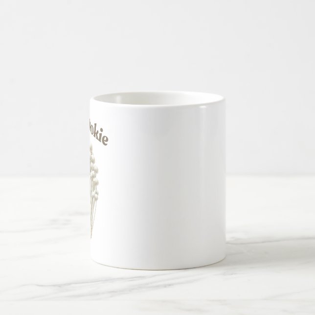 Enoki-Dokie Mushroom Classic Mug, 11 oz Coffee Mug (Center)