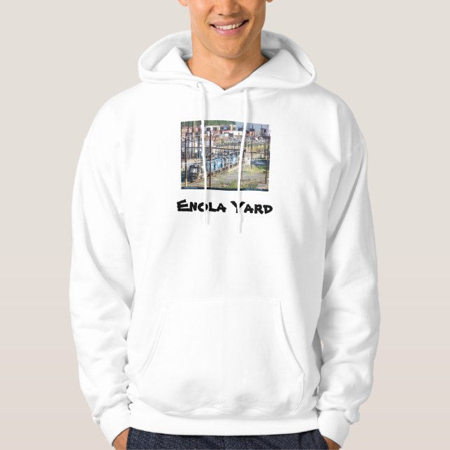 Enola Norfolk Southern Railroad Yard Harrisburg PA Hoodie (Front)