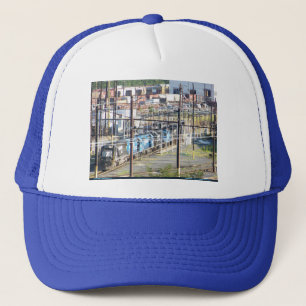 Enola Norfolk Southern Railroad Yard Harrisburg PA Trucker Hat