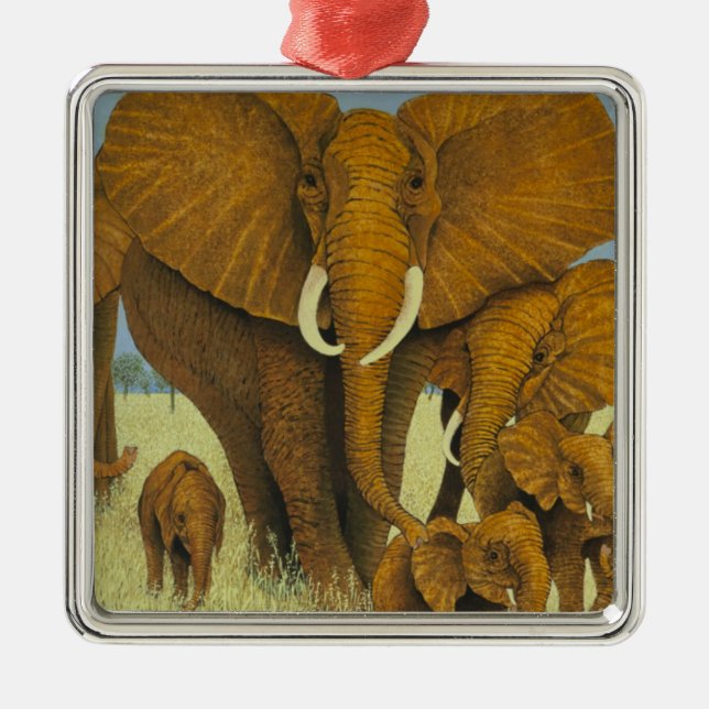 Enormous but caring metal tree decoration (Front)