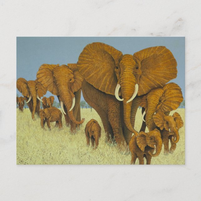 Enormous but caring postcard (Front)