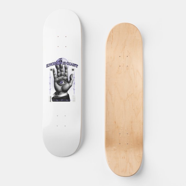 Enormous Giant : All seeing hand Skateboard (Front)