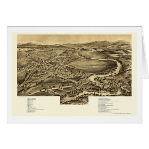 Enosburg Falls, VT Panoramic Map - 1892