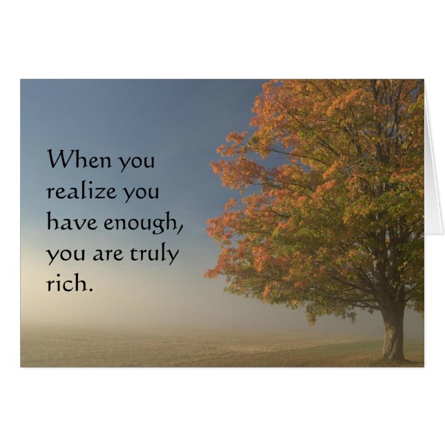 Enough (Front Horizontal)