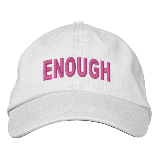 ENOUGH7 EMBROIDERED HAT (Front)