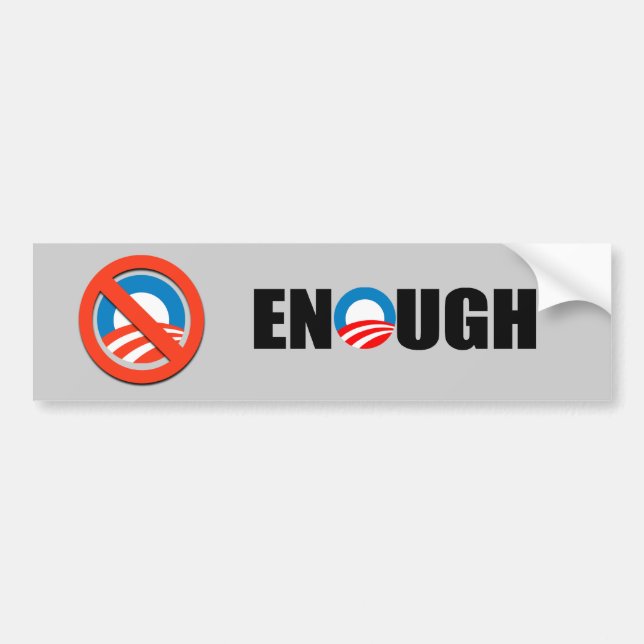 ENOUGH BUMPER STICKER (Front)