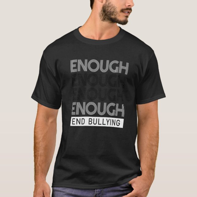 Enough End Bullying Unity Day Anti Bullying Kids O T-Shirt (Front)