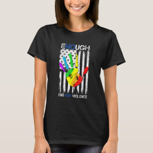 Enough End Gun Violence Protect Our Children Orang T-Shirt