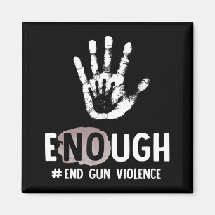Enough End Gun Violence Rainbow Awareness Day Wear Magnet