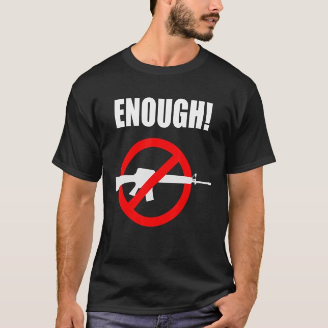 Enough Gun Reform Now Protect Children End Gun Vio T-Shirt (Front)