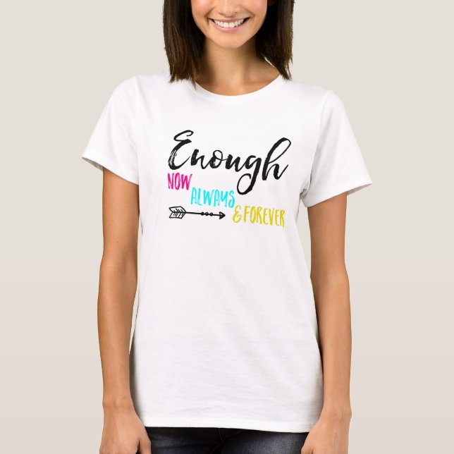 Enough Infinitely Crop T-Shirt (Front)