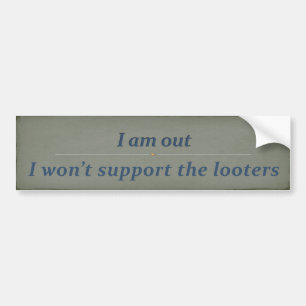 enough is enough bumper sticker