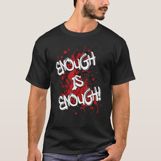 Enough is Enough Cost of Living Crisis Protest Pov T-Shirt (Front)
