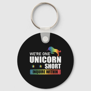Enquire Within Funny Polyamory Unicorn Hunting A P Key Ring