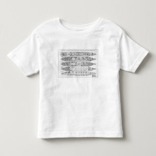 Enquiry in the Loss of the Titanic: Cross sections Toddler T-Shirt