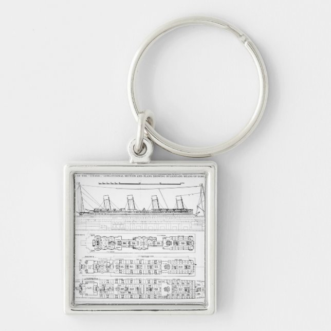 Enquiry into the Loss of the Titanic: Cross sectio Key Ring (Front)