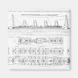 Enquiry into the Loss of the Titanic: Cross sectio Magnet