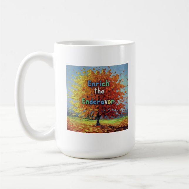 enrich the enderavor coffee mug (Left)