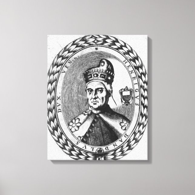 Enrico Dandolo Canvas Print (Front)