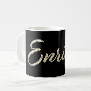 Enrique Name whitegold Tasse Teetasse Coffee Mug
