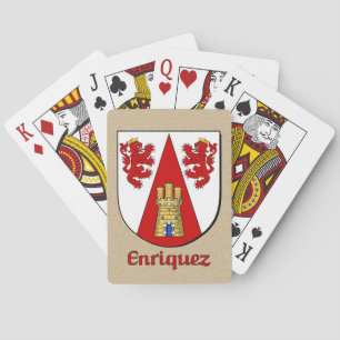 Enriquez Heraldic Shield Playing Cards