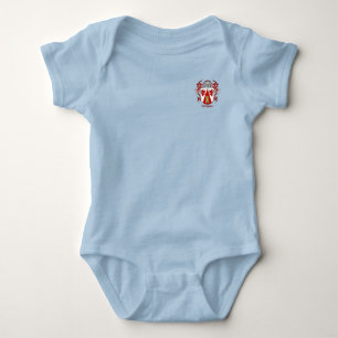 Enriquez Historical Shield with Helm and Mantle Baby Bodysuit