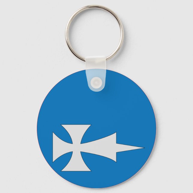 Enseña de Aragón, Cruz de Iñigo Arista Key Ring (Front)