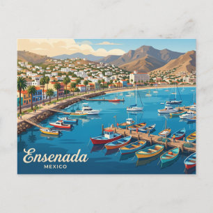 Ensenada Mexico Postcard